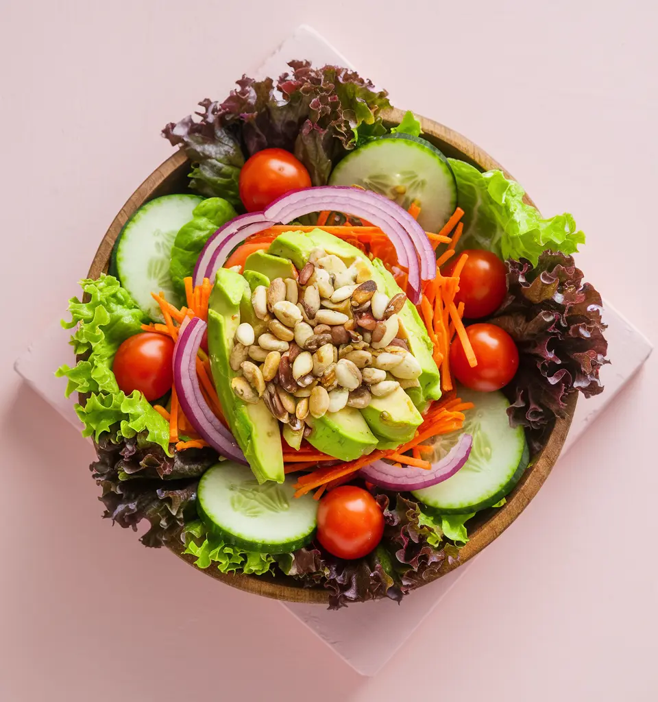 a-top-down-photo-of-a-vibrant-fresh-sala_WEn93oDdTnqayCck5n9roQ_vS2oucqlRYiaYdqysEqBkQ